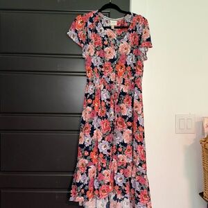 Knox rose midi floral dress